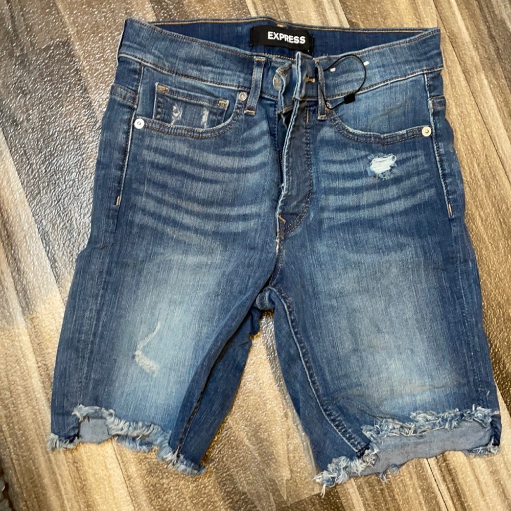 Women’s express Bermuda jean shorts